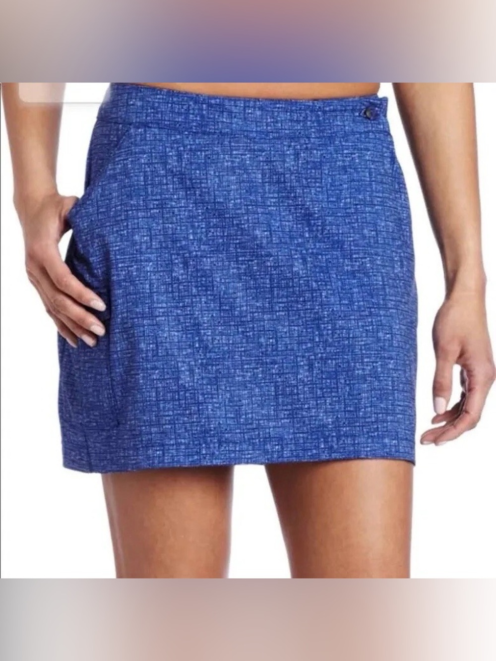 Columbia PFG Womens Blue Lined Skirt Skort Size 10